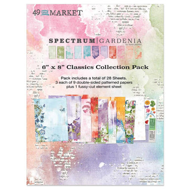 49 and Market Spectrum Gardenia Classics 6X8 Paper Pad