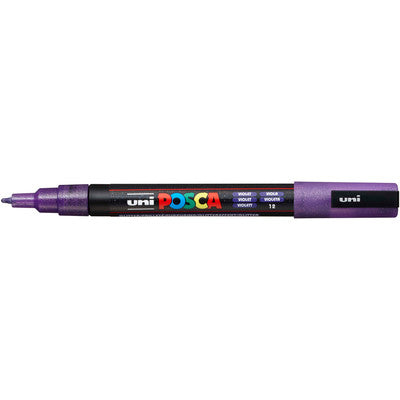 Posca Glitter Violet Fine Bullet Pen