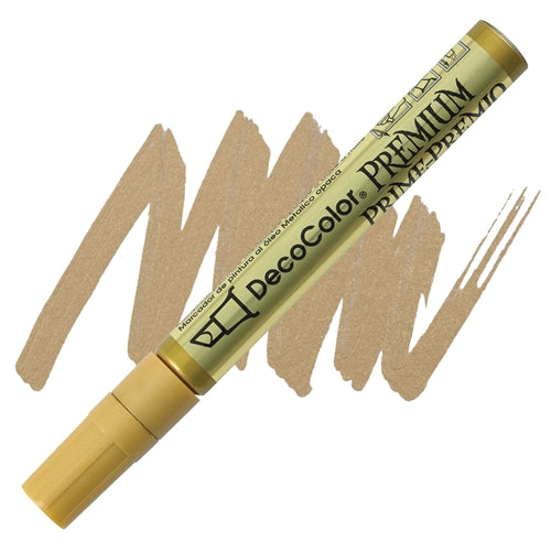 Decocolor Premium Gold Paint 5MM Chisel Marker