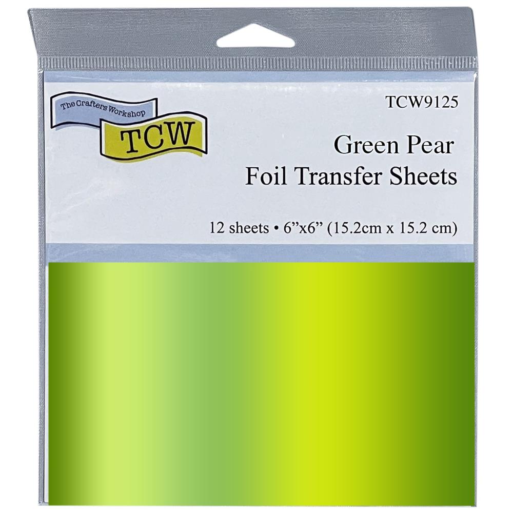 The Crafters Workshop Green Pear Foil Transfer Sheets