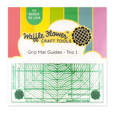 Waffle Flower Grip Mat Guides Trio 1