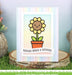 Lawn Fawn Happy Potted Flower Die