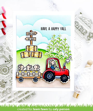 Lawn Fawn Hay There, Hayrides! Stamp Set