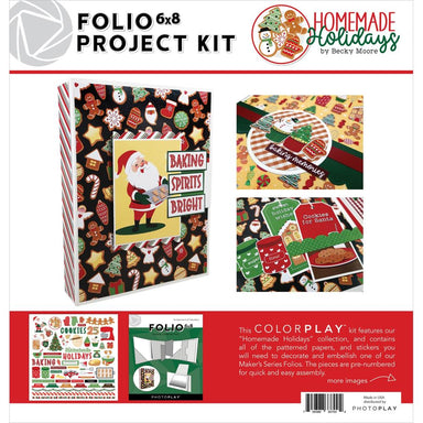Photoplay Homemade Holidays Folio 6X8 Project Kit