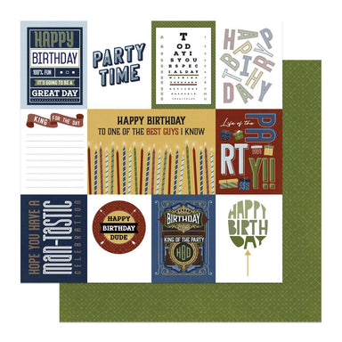 Photoplay Birthday Bash King of the Party 12X12 Papers
