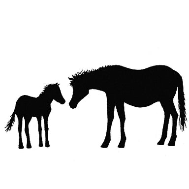 Lavinia Horse and Foal Stamp