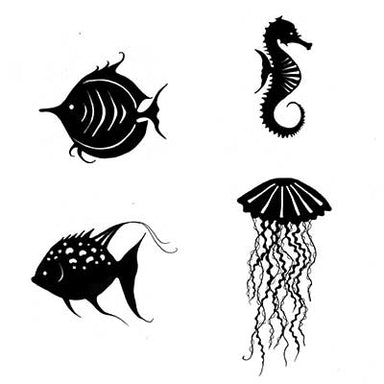 Lavinia Sea Creatures Stamp Set