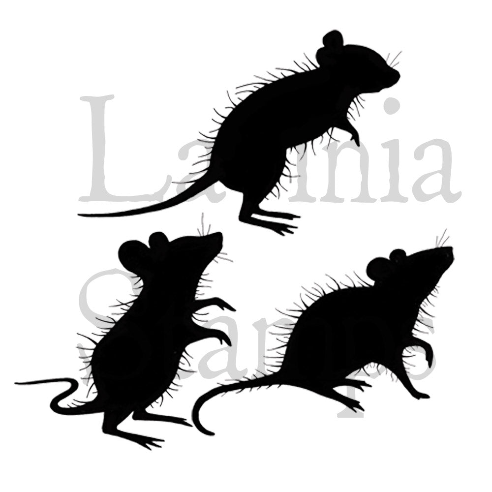 Lavinia Three Woodland Mice Stamps