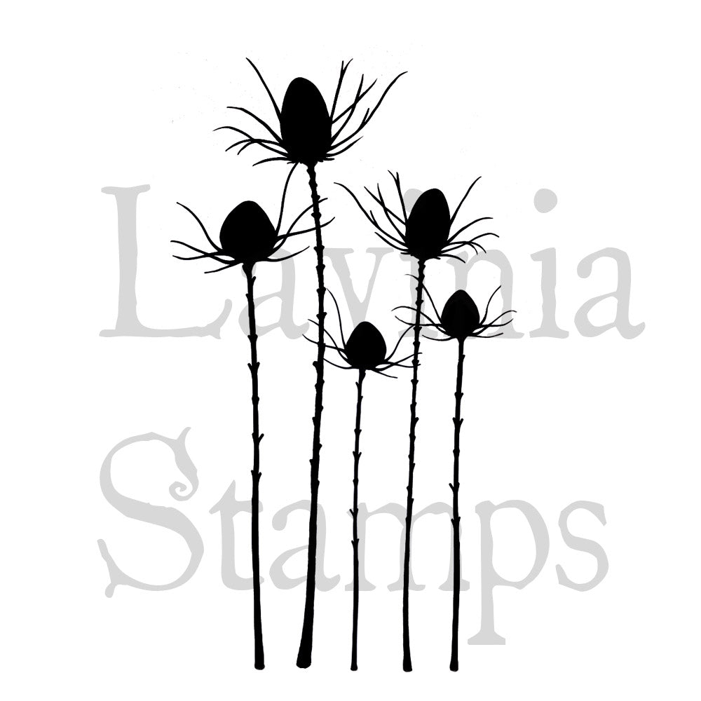 Lavinia Silhouette Thistle Clear Stamp