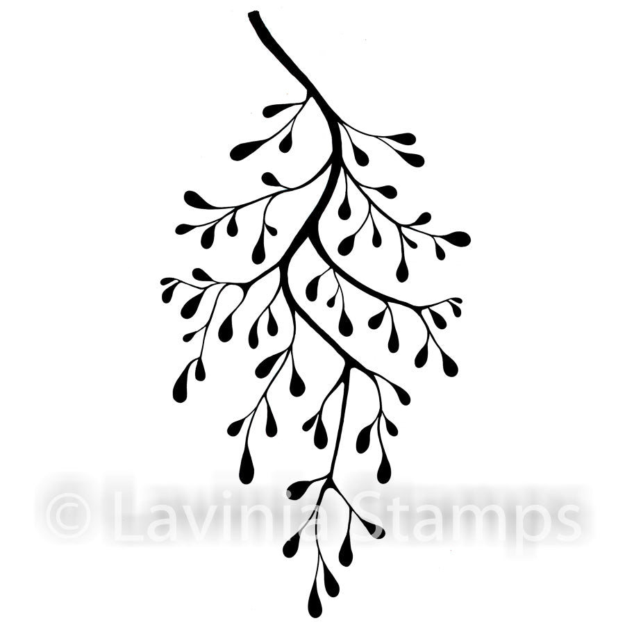 Lavinia Snow Shrub Clear Stamp