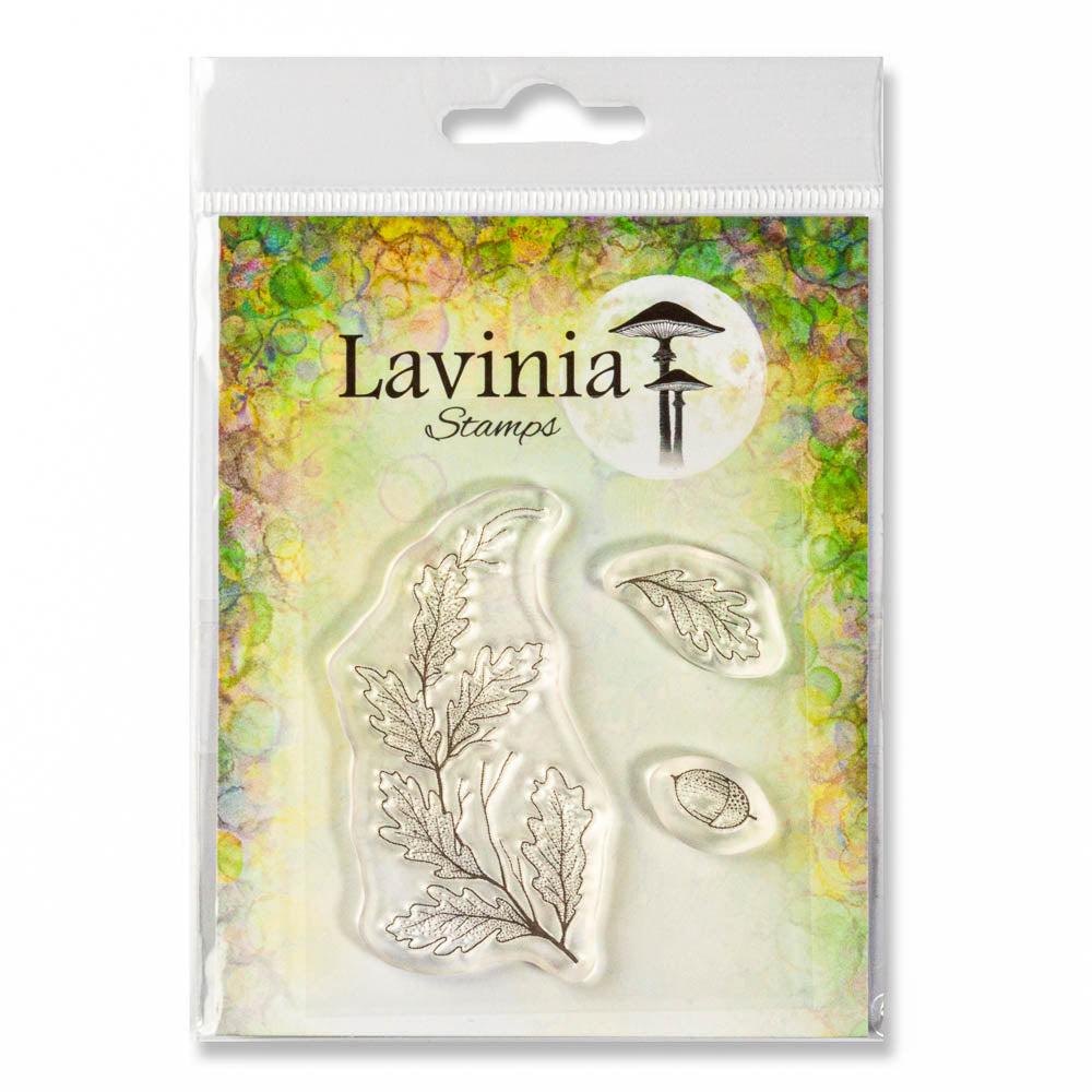 Lavinia Oak Leaves Clear Stamp