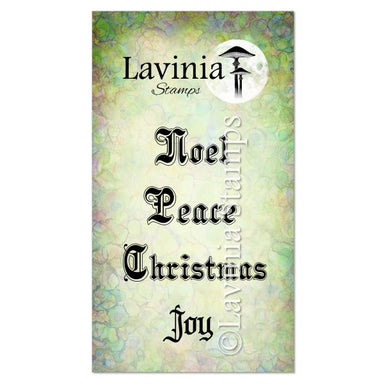 Lavinia Seasonal Words Clear Stamp