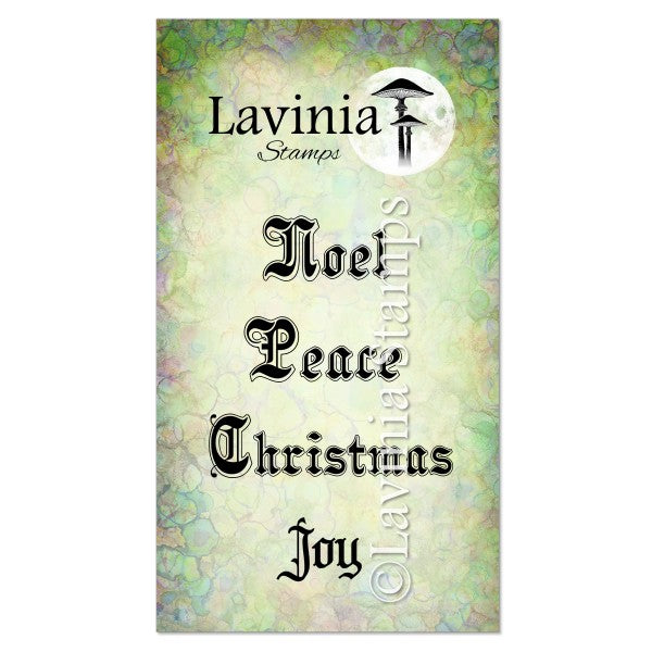 Lavinia Seasonal Words Clear Stamp