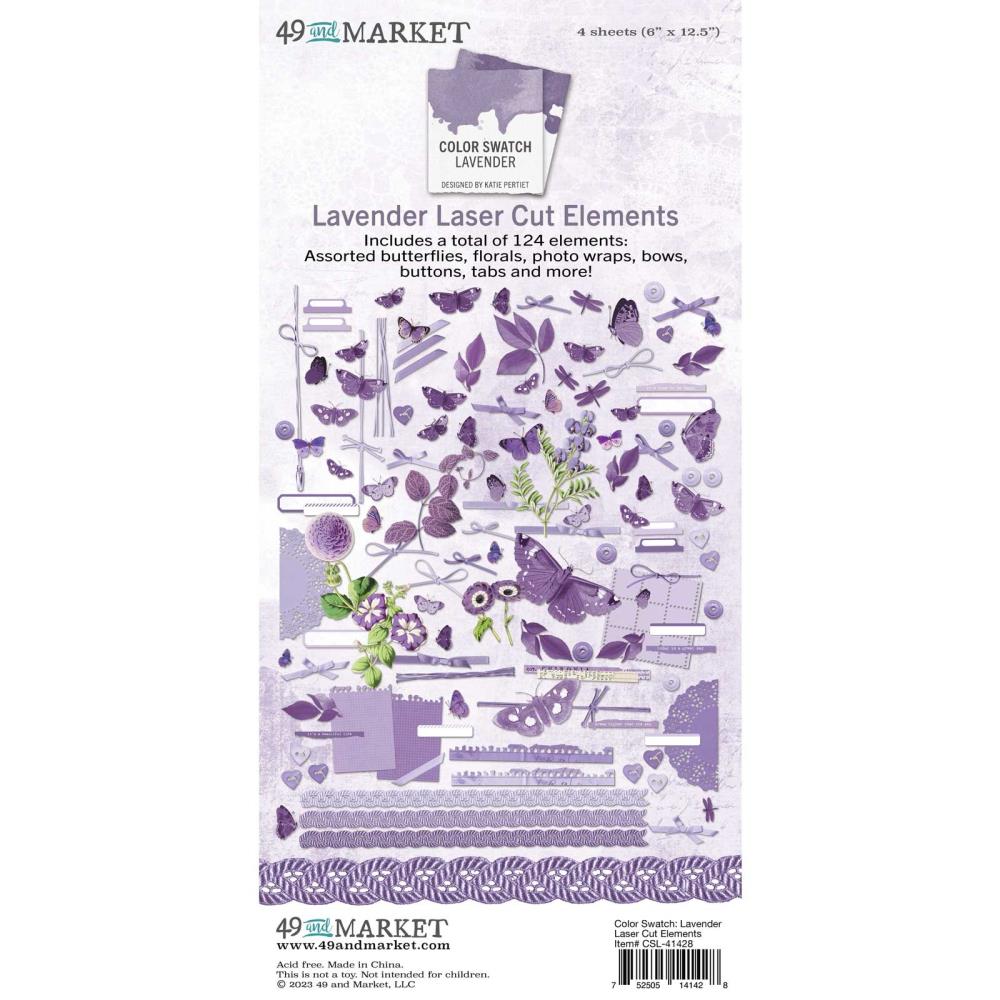 49 and Market Lavender Laser Cut Elements