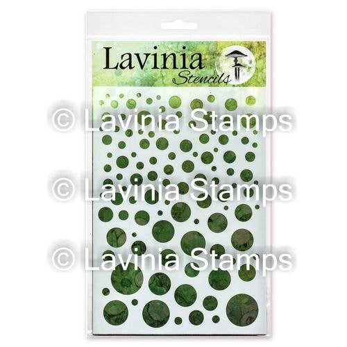 Lavinai White Orbs Stencil