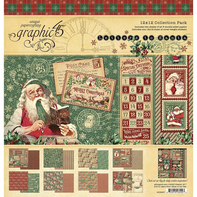 Graphic 45 Letters To Santa 12X12 Collection