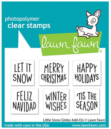 Lawn Fawn Little Snow Globe Add On Stamp