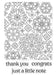 Hero Arts Mandala Flower Pattern Clear Stamp