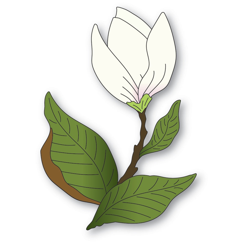 Memory Box Magnolia Floral Stem Die