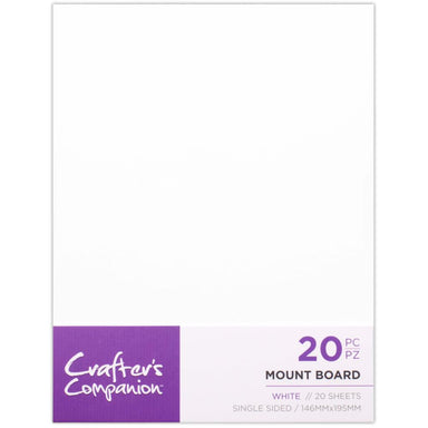 Crafters Companion Mount Board 20 Pieces