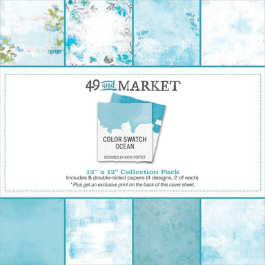 49 and Market Color Swatch Ocean 12X12 Collection