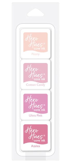 Hero Arts Pinks Core Ink Cubes