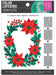 Hero Arts Poinsettia Window Stencil/Die Bundle