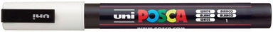 Uni Posca White Pen Fine Bullet Point