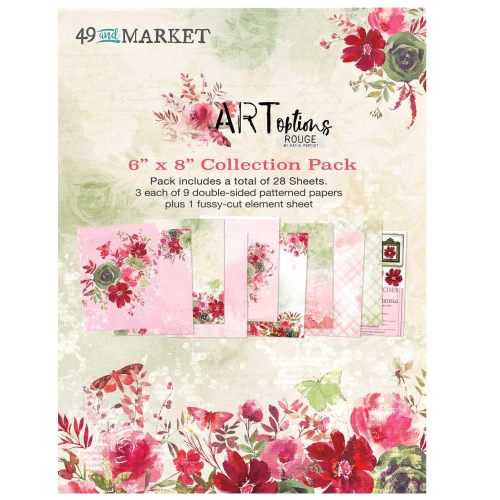 49 and Market Rouge 6X8 Paper Pad