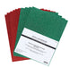 Spellbinders Red & Green Pop-up Die Cutting Glitter Foam Sheets