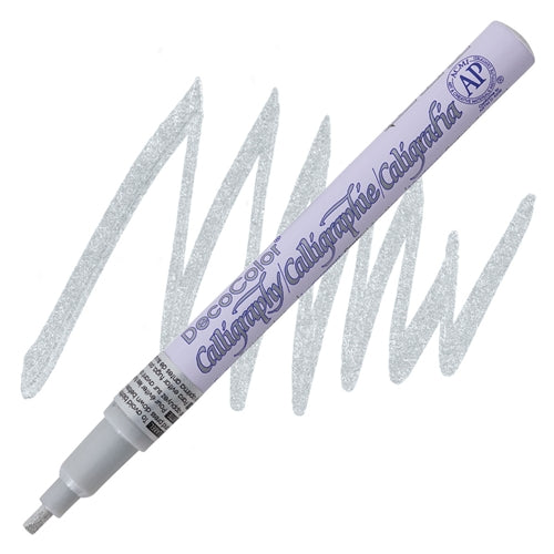 Decocolor Calligraphy Silver Pen Fine