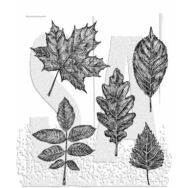 Stampers Anonymous Sketchy Leaves Stamp Set