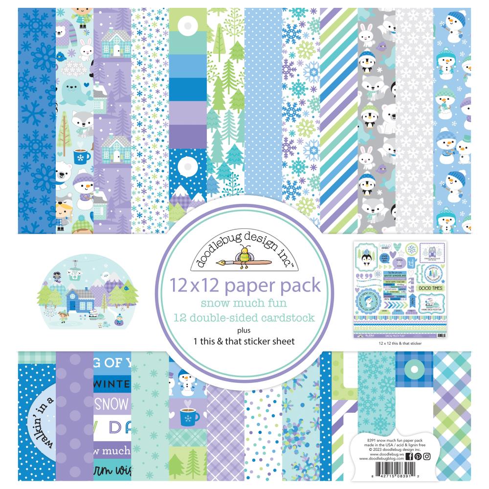 Doodlebug Snow Much Fun 12X12 Collection Pack