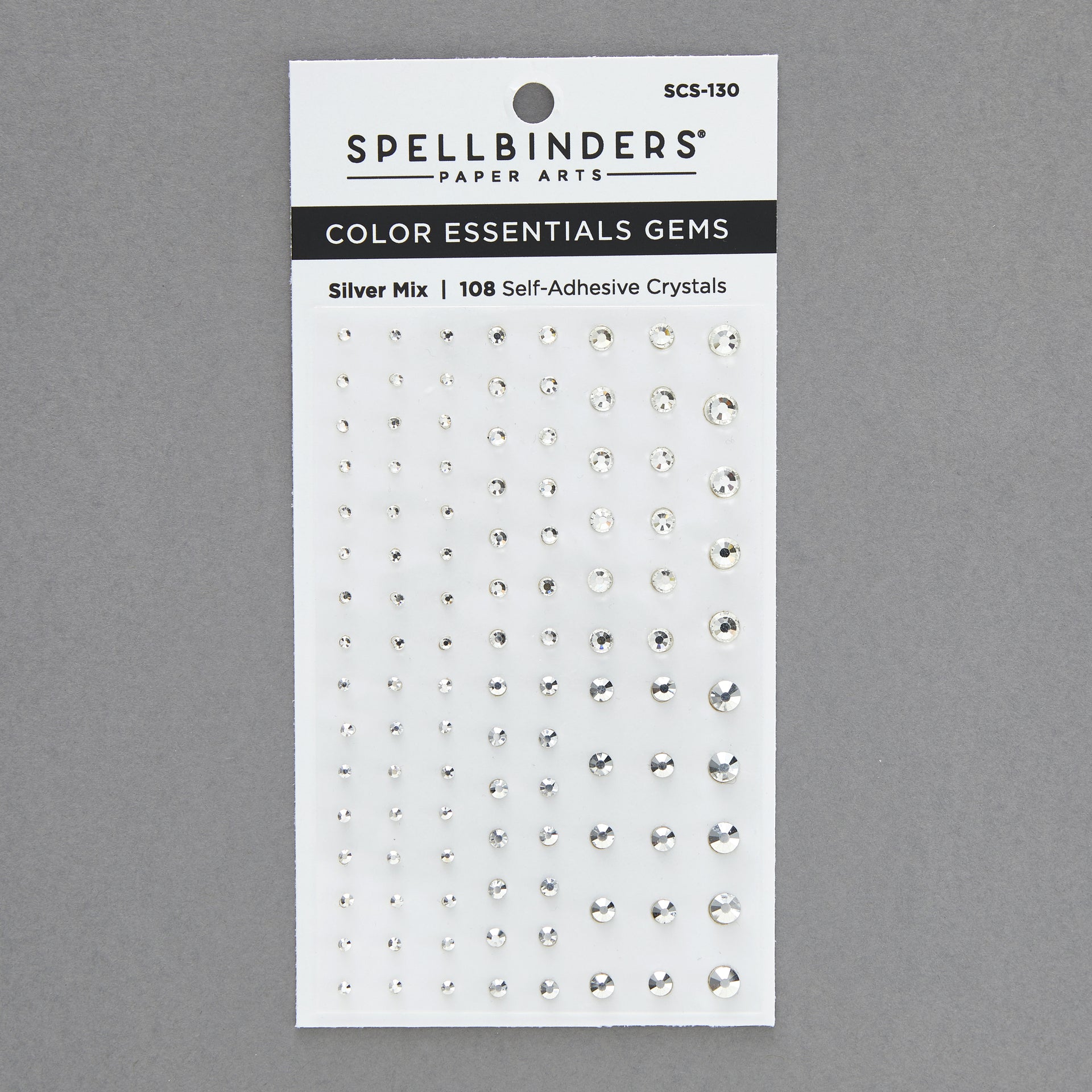 Spellbinders Silver Mix Self-adhesive Crystals