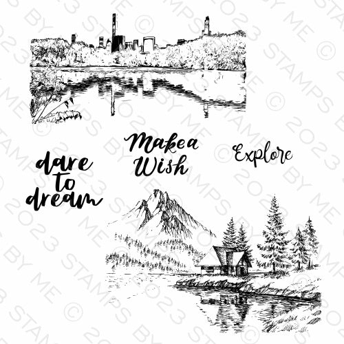 Stamps By Me Dare To Dream Stamp Set