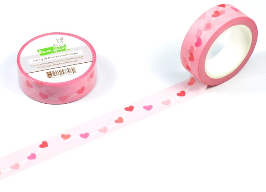 Lawn Fawn Atring of Hearts Washi Tape