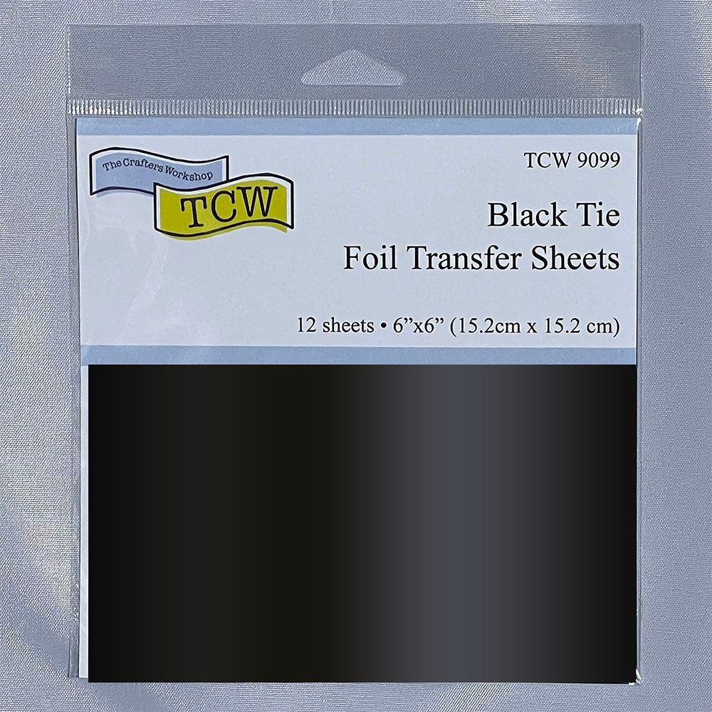 The Crafters Workshop Black Tie Foil Transfer Sheets