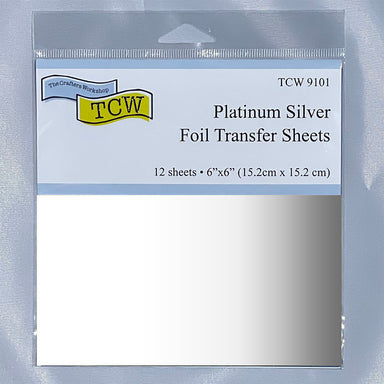 The Crafters Workshop Platinum Silver Foil Transfer Sheets
