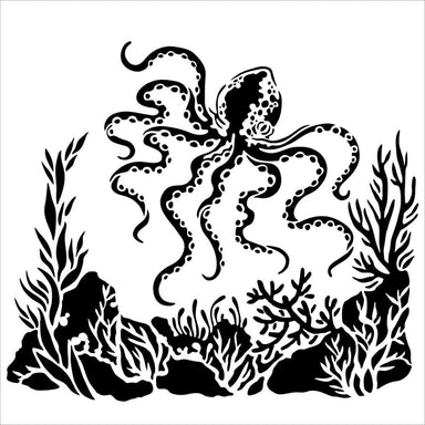 The Crafter's Workshop Mini Octopus Stencil