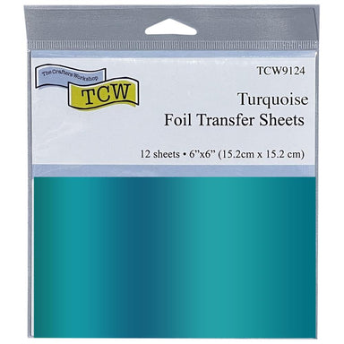 The Crafters Workshop Turquoise Foil Transfer Sheets