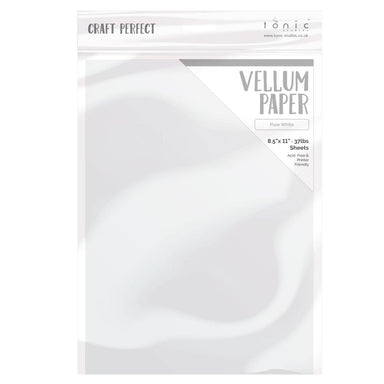 Tonic Vellum Paper Pure White 10 Sheets/PKG