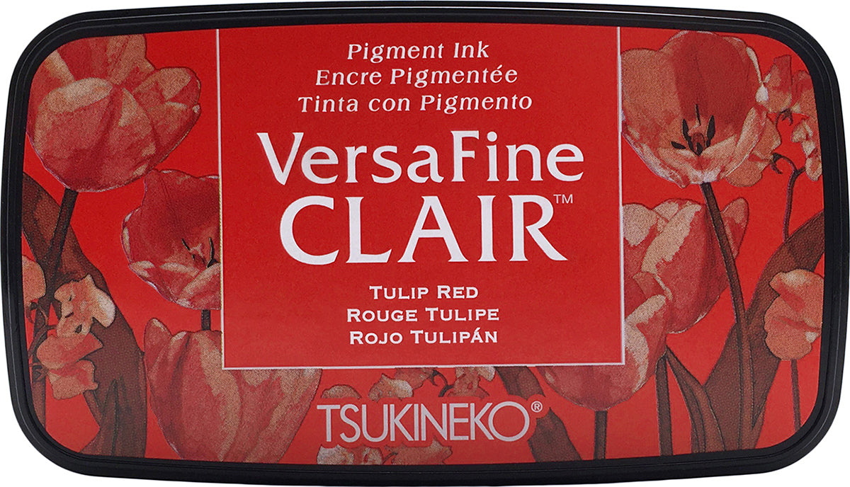 Tsukineko VersaFine Clair Tulip Red Pigment Ink Pad