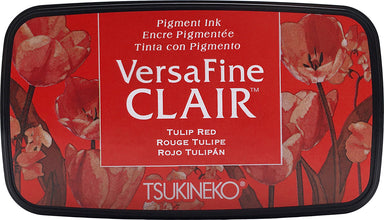 Tsukineko VersaFine Clair Tulip Red Pigment Ink Pad
