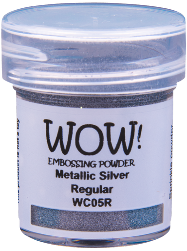 Wow Metallic Silver Regular Embossing Powder