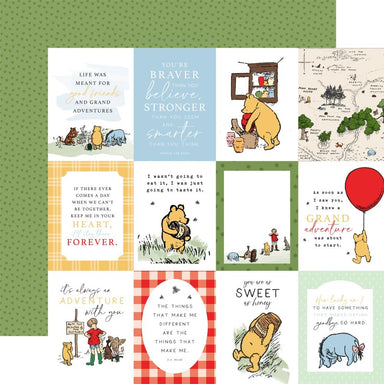 Echo Park Winnie the Pooh 3X4 Journaling Cards