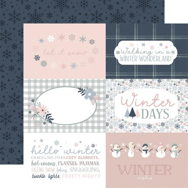 49 and Market Winterland 6X4 Journaling Cards 12X12 Paper