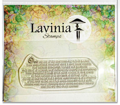 Lavinia Wise Owl Sentiment Clear Stamp