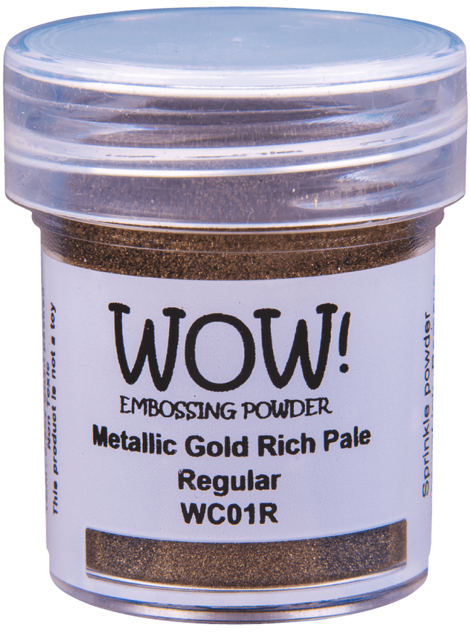 Wow Metallic Gold Rich Pale Super Fine Embossing Powder