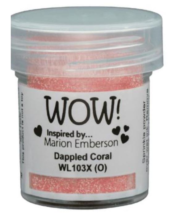 Wow Dappled Coral Embossing Powder
