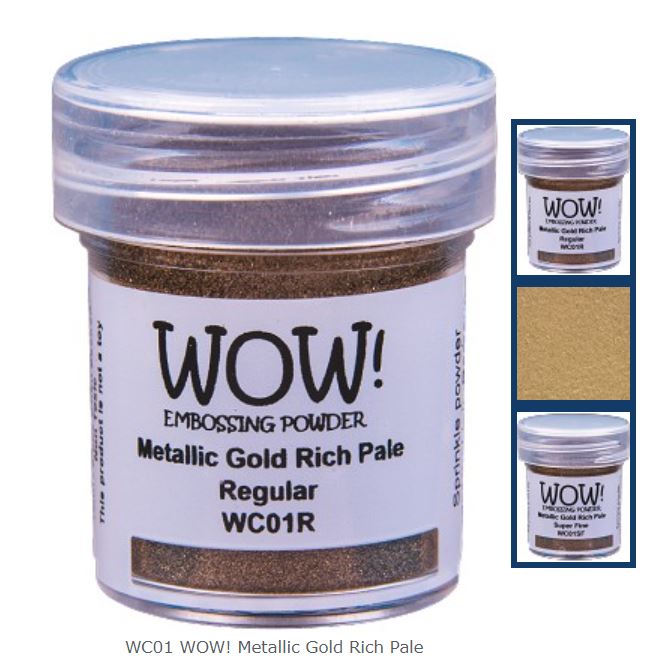 Wow Embossing Powder Rich Gold Pale